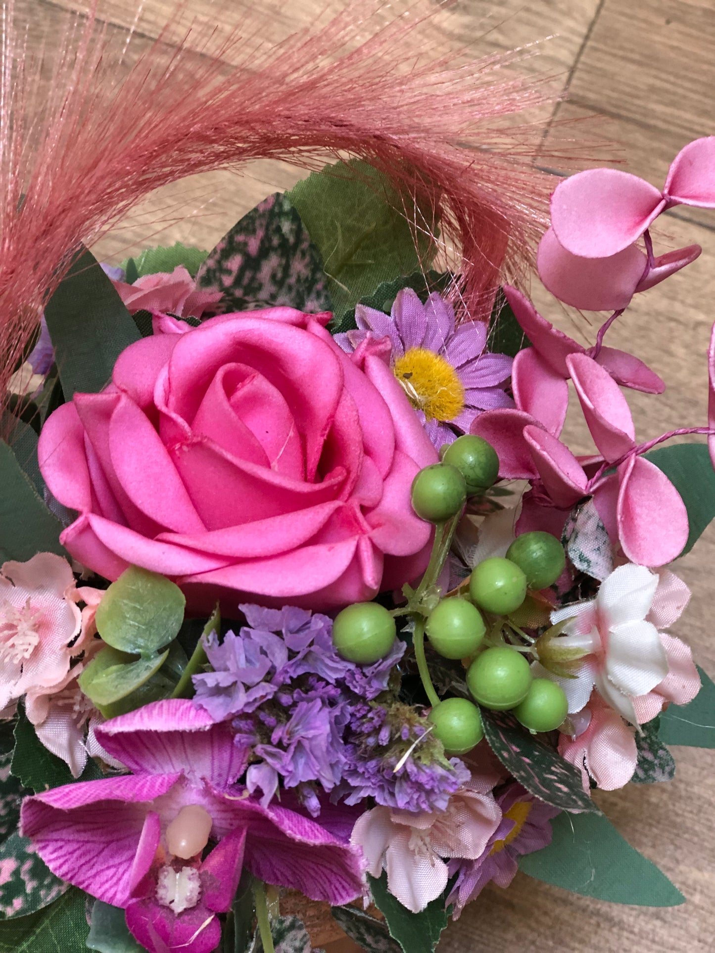 Mini potje met bloemetjes zijden | Zoetje
