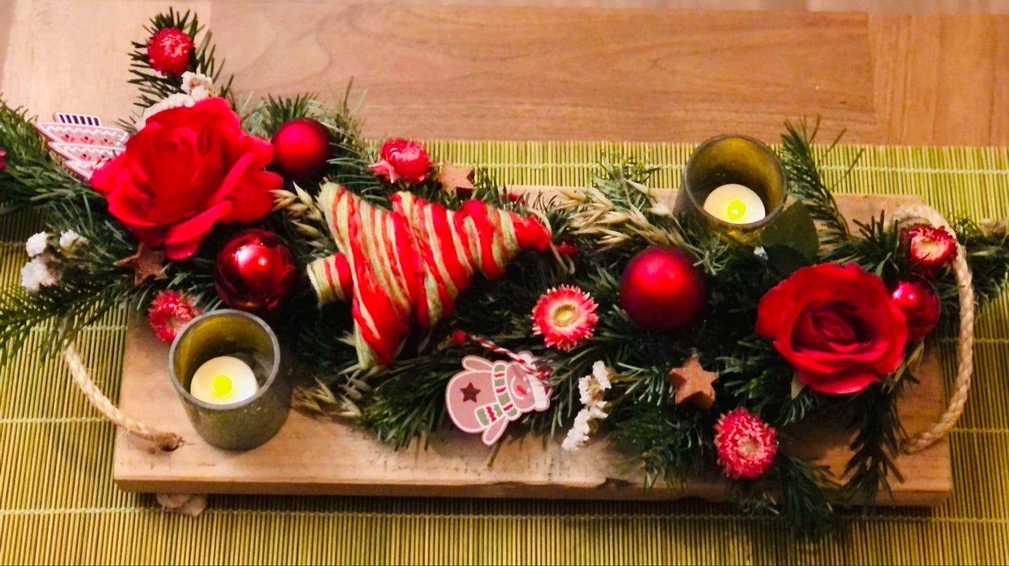 kerstguirlande| kerstslinger thuis maken| kersttoef zelf maken thuis| bloemschik pakket kerst|kerstworkshop eindhoven|kerstworkshop bloemschikken|magical Flower