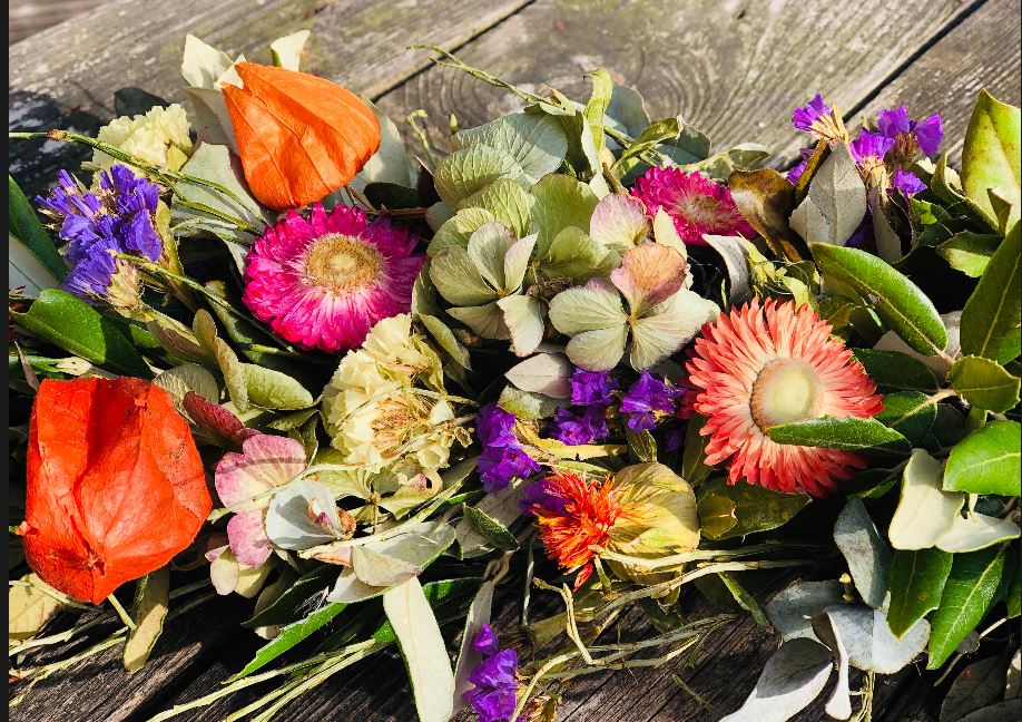 toef herfst | groen toef diy| workshop toef maken belgie|Magical Flower