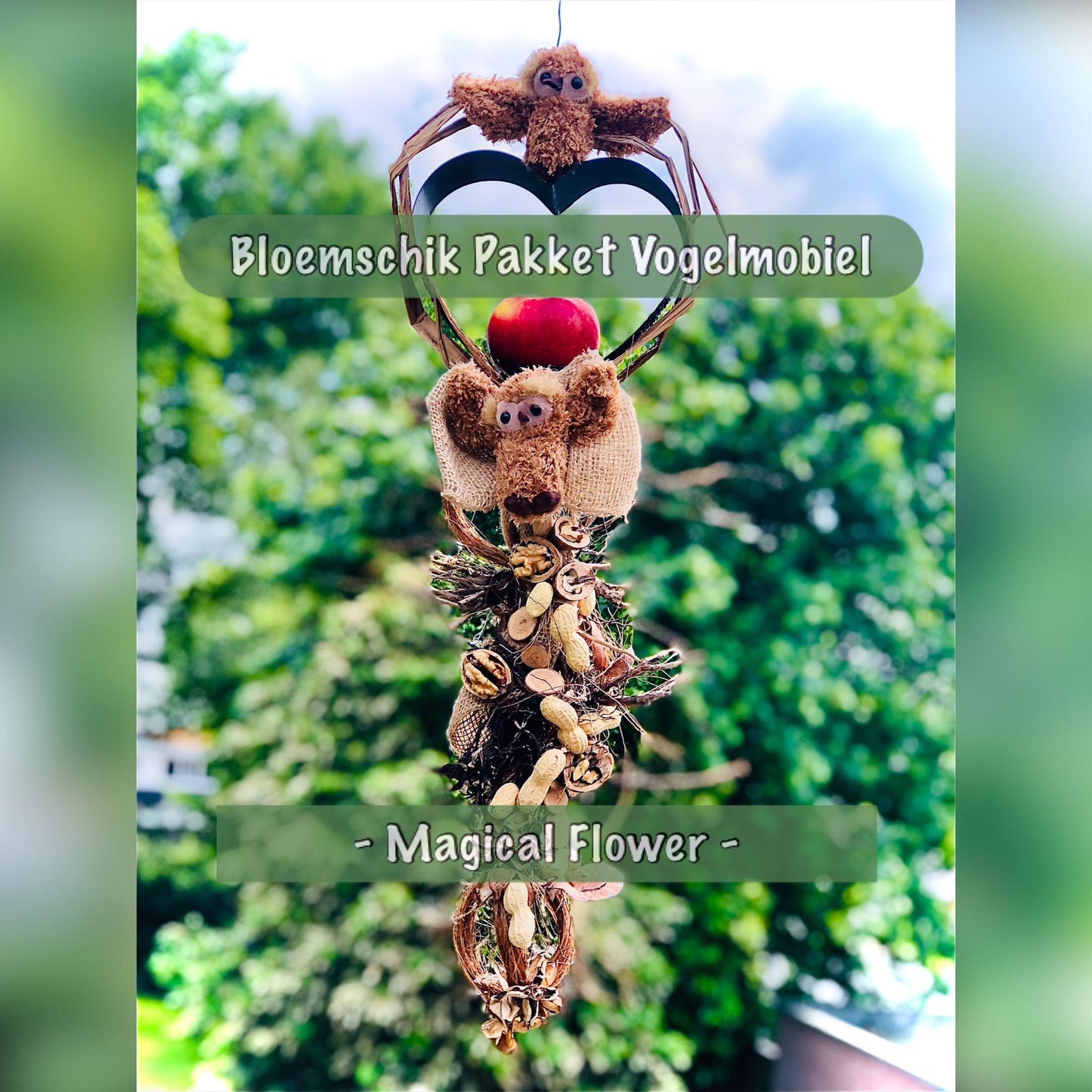 bloemschik pakket | droogbloem pakket | vogelmobiel maken| vogel mobiel |magical flower| bloemschikken januari