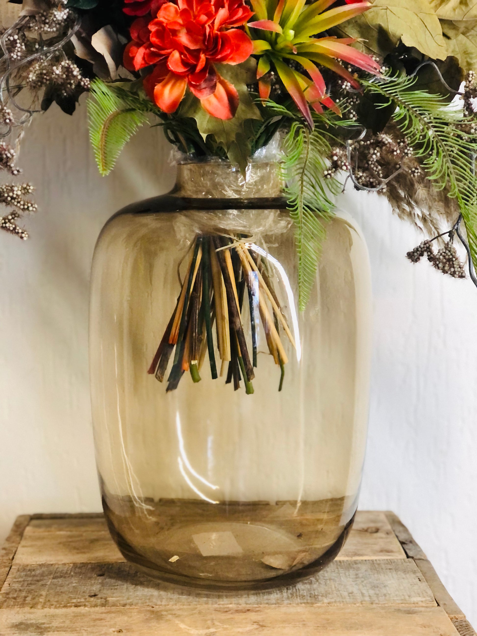 Zijdebloemen in vaas| zijdebloemen| unieke kunstbloemen| kunstbloemen in vaas