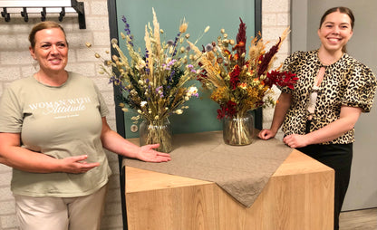 Diy droogboeket| veldboeket leren maken workshop| boeket diy| bloemschiknpakket| magical flower