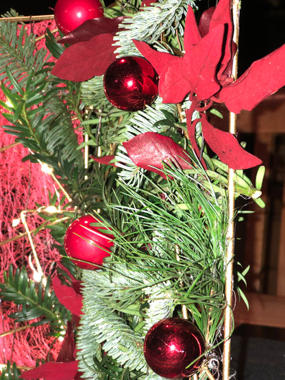 Kerstworkshop budel | workshop kerst eindhoven| kerstdecoratie | kerst | bloemschikpakket kerst 