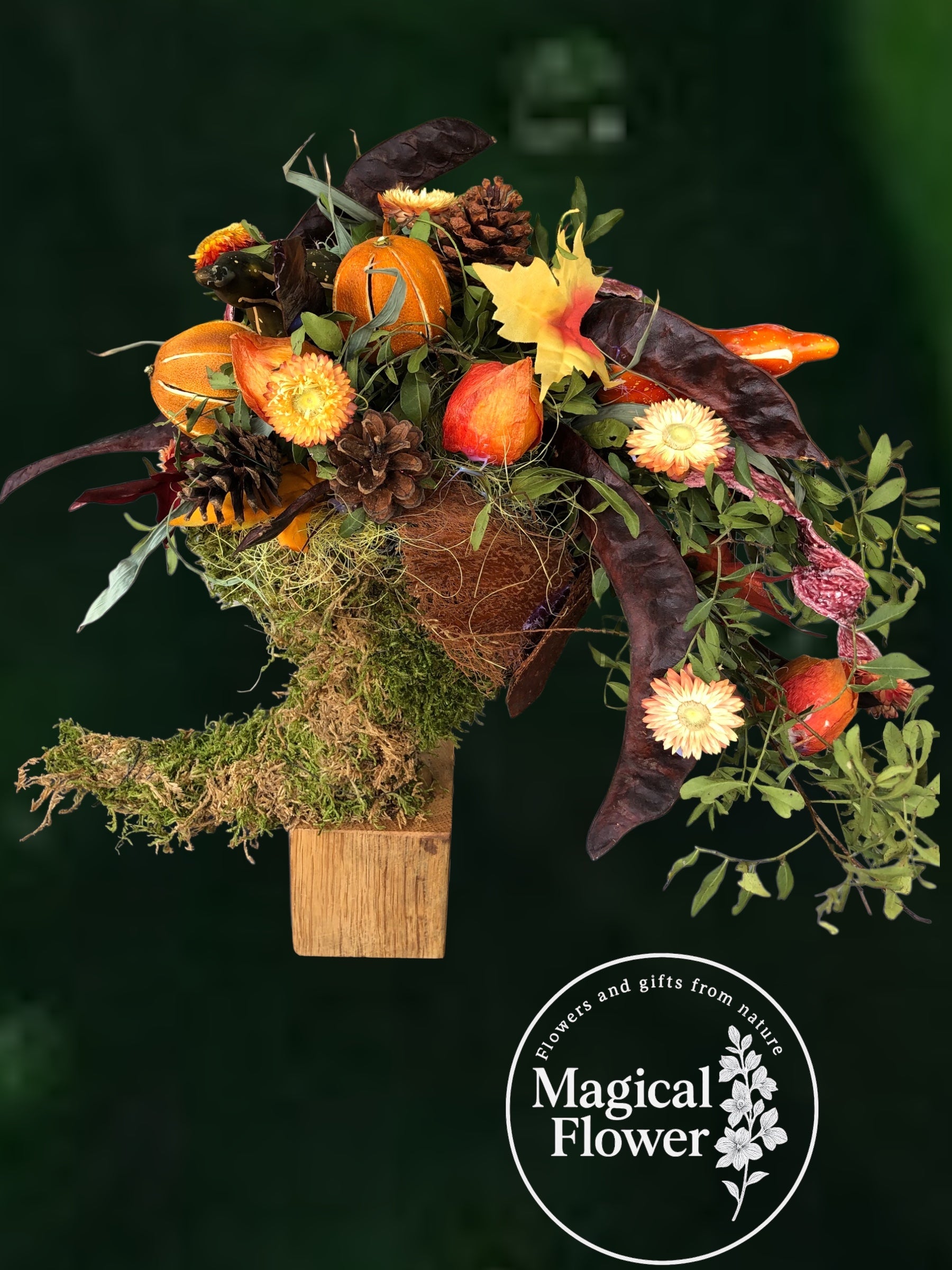 herfsthoorn| magical flower| bloemschikpakket| bloemschikken herfst| workshop herfst| bloemschikken workshop eindhoven| eindhoven bloemschikken| personeelsuitje|vriendinnenuitje eindhoven| gezellig avondje uit 