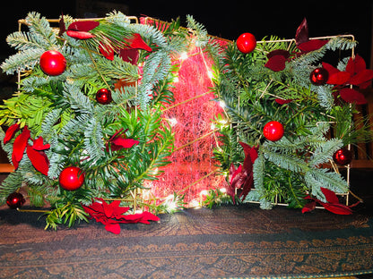 Kerstworkshop budel | workshop kerst eindhoven| kerstdecoratie | kerst | bloemschikpakket kerst 