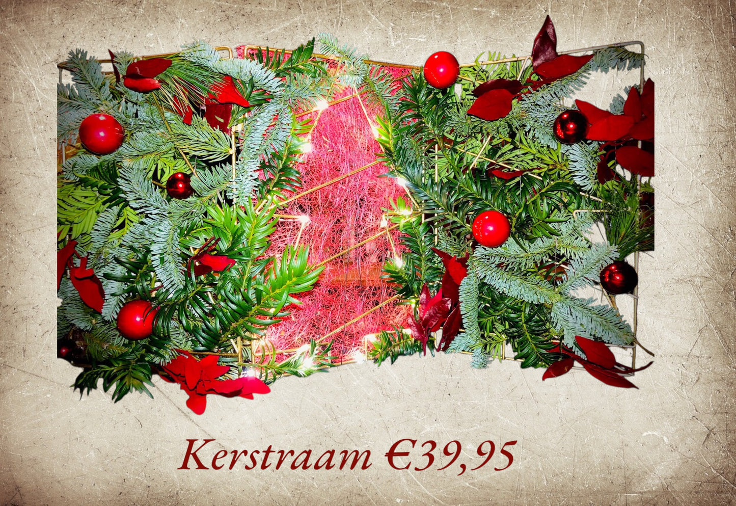 Kerstworkshop Kerstraam (Ook als DIY pakket verkrijgbaar)