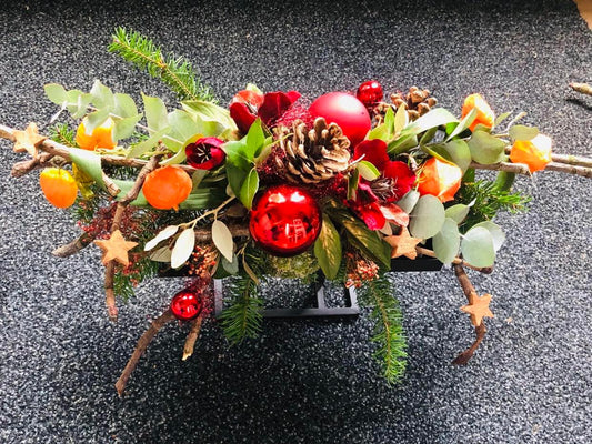 tafelstuk kerst| diy pakket kerst| bloemstuk maken kerst| bloemschikken kerst| bloemschikken kerst thuis| bloemstuk kerst|droogbloem pakket| magical flower|vriendinnendag |familie dag| kerstdecoratie maken