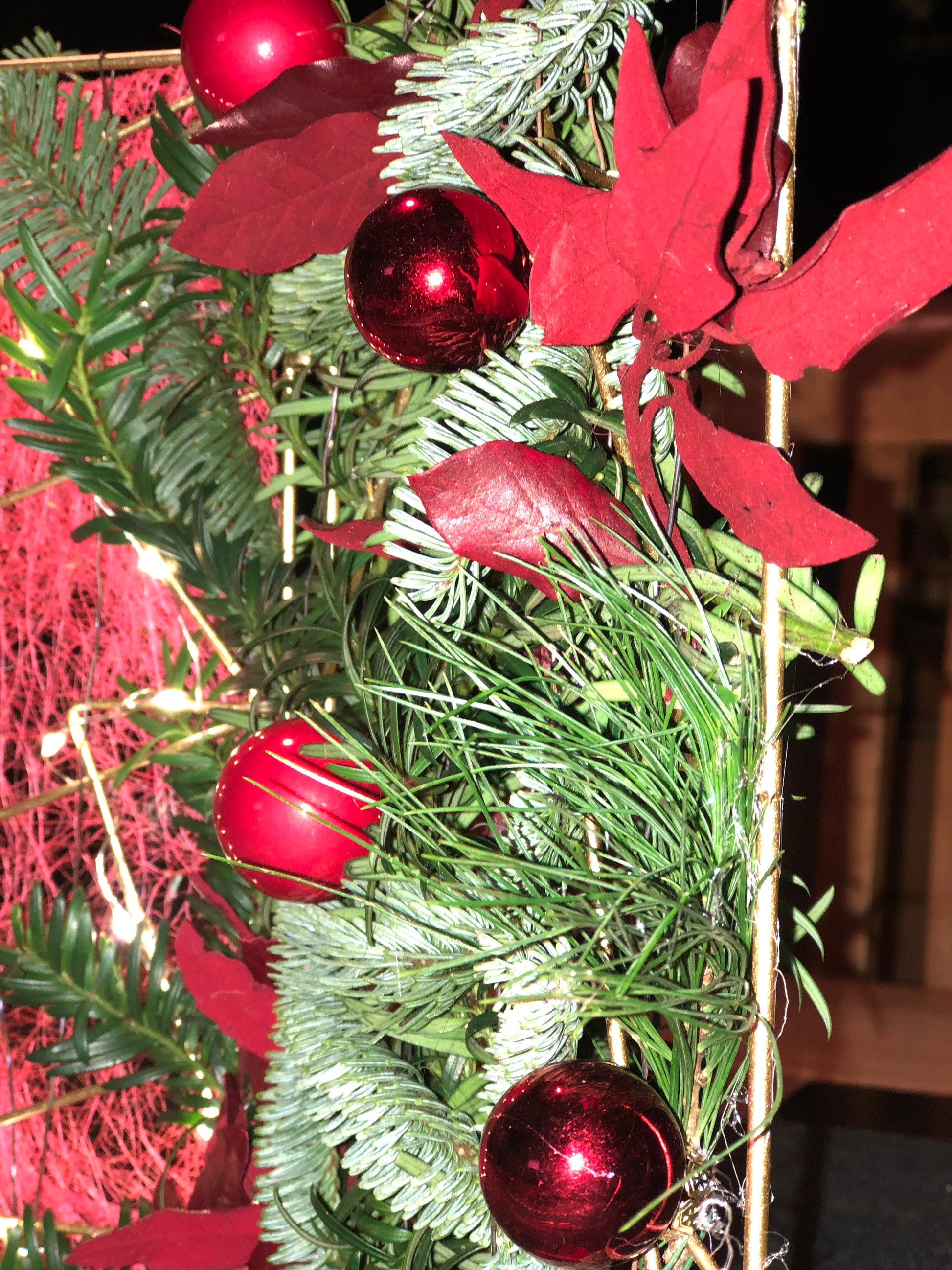 Kerstworkshop budel | workshop kerst eindhoven| kerstdecoratie | kerst | bloemschikpakket kerst 