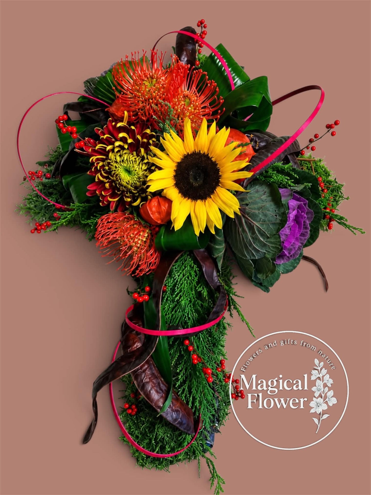 workshop allerheiligen| bloemstuk allerheiligen bestellen Pelt| bloemstuk allerheiligen maken| Magical Flower