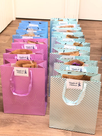 bachelorettebox| vrijgezellen| DIY droogbloemen krans grote groep