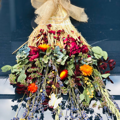 Bloemschikpakket| droogbloemen pakket | workshop voor thuis| diy| bloemschikken thuis| origineel cadeau| magical Flower|droogbloempakket