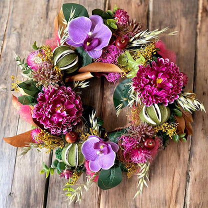 diy krans| krans maken pakket| deurkrans maken | diy krans maken| krans maken| magical flower  bloemschik pakket krans maken