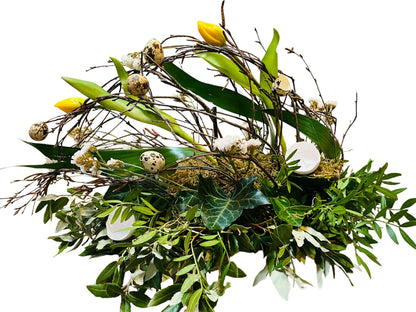 Paasworkshop| bloemschikken voorjaar| workshop| magical flower| Bloemschikpakket| workshops bloemschikken Pasen| paasei 