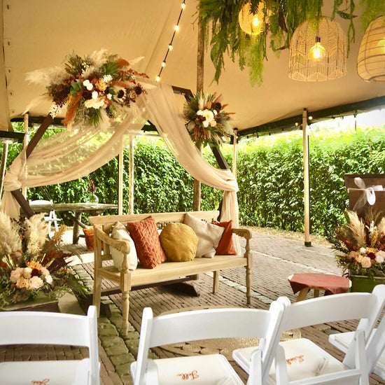 bloemstyling bruiloft| zijden bloemen huren| trouwdecoratie huren|bloemen bruiloft eindhoven|bloemen huren evenement| b2b| trouwdecoratie huren belgie| Magical Flower kunstbloemen huren bruiloft