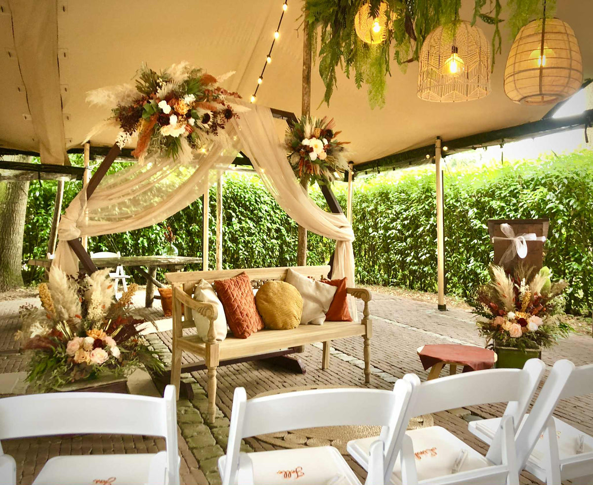 bloemstyling bruiloft| zijden bloemen huren| trouwdecoratie huren|bloemen bruiloft eindhoven|bloemen huren evenement| b2b| trouwdecoratie huren belgie| Magical Flower kunstbloemen huren bruiloft
