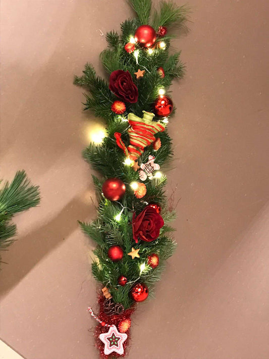 kerstguirlande| kerstslinger thuis maken| kersttoef zelf maken thuis| bloemschik pakket kerst|kerstworkshop eindhoven|kerstworkshop bloemschikken|magical Flower