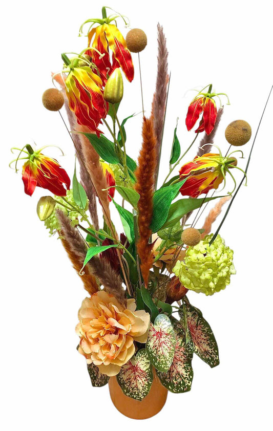 zijdebloemen in vaas| silkflowers|mooie zijdebloemen| zijdenbloemen|nepbloemen|kunstbloemen