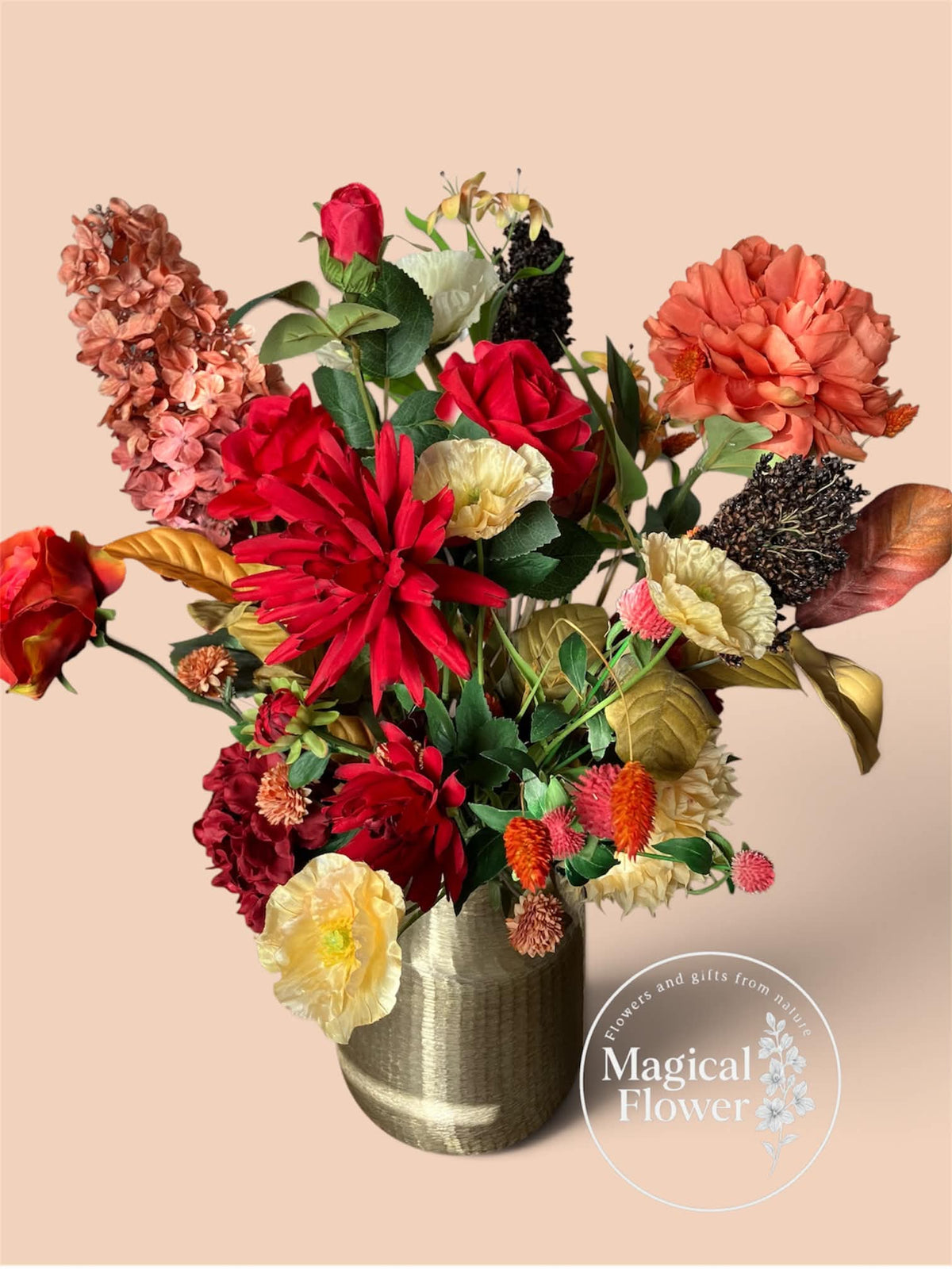 Zijden Bloemen Boeket | Herfstvibes